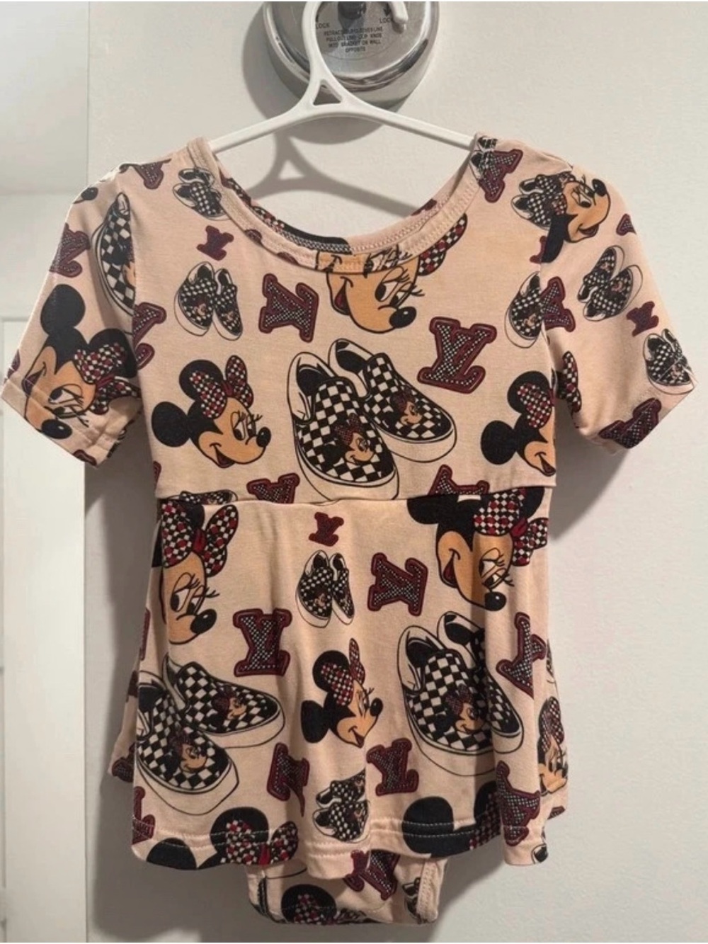 Minnie mouse LV VANS twirl bamboo dress